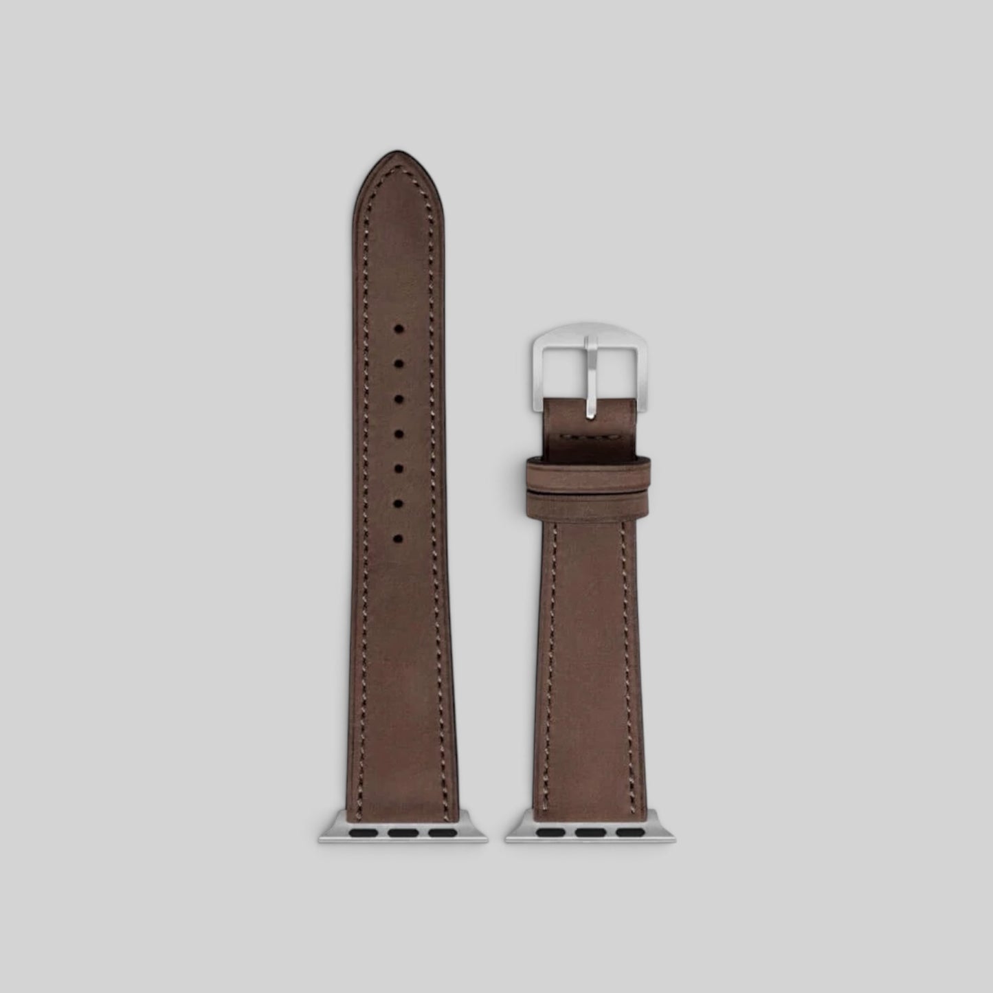 Apple Watch | Läder | Fluco Mountain Bear [mörkbrun]
