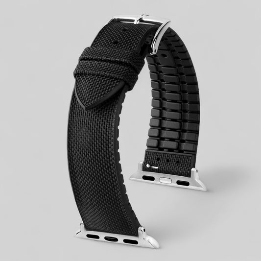APPLE | Hybrid | HIRSCH Arne Sailcloth [svart] Snabbkoppling