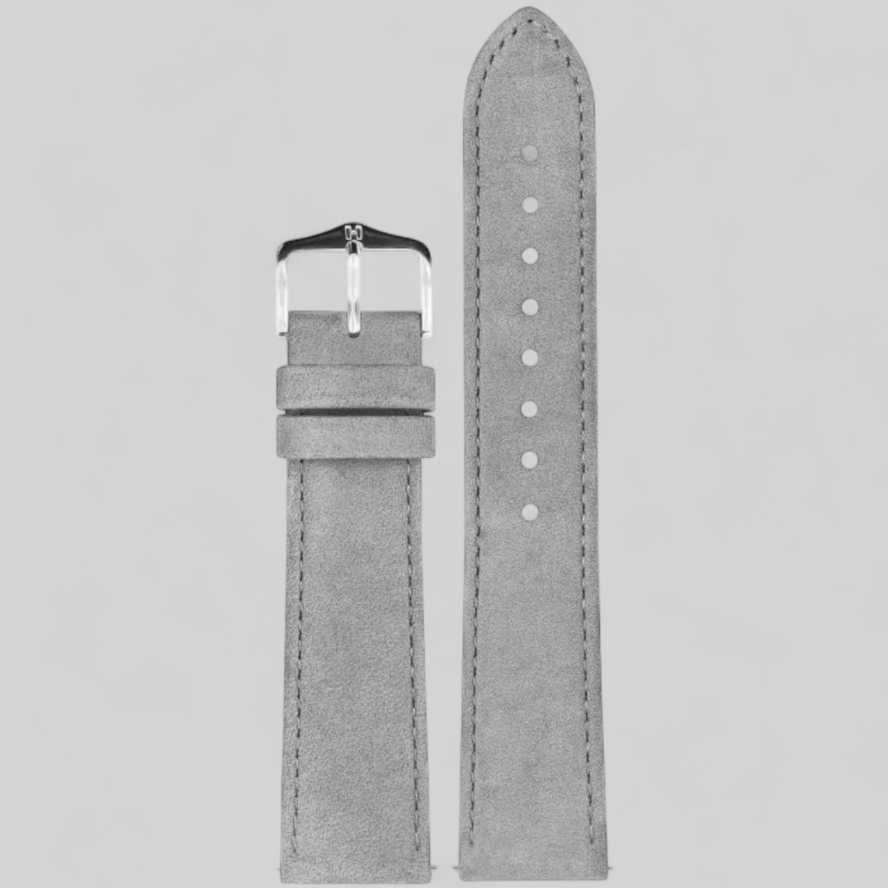 Läder | HIRSCH Osiris Nubuck [grå] Snabbkoppling