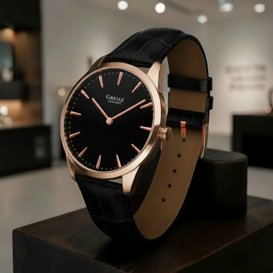 GREISZ 1908 r1 [roséguld+svart] 40mm Newport