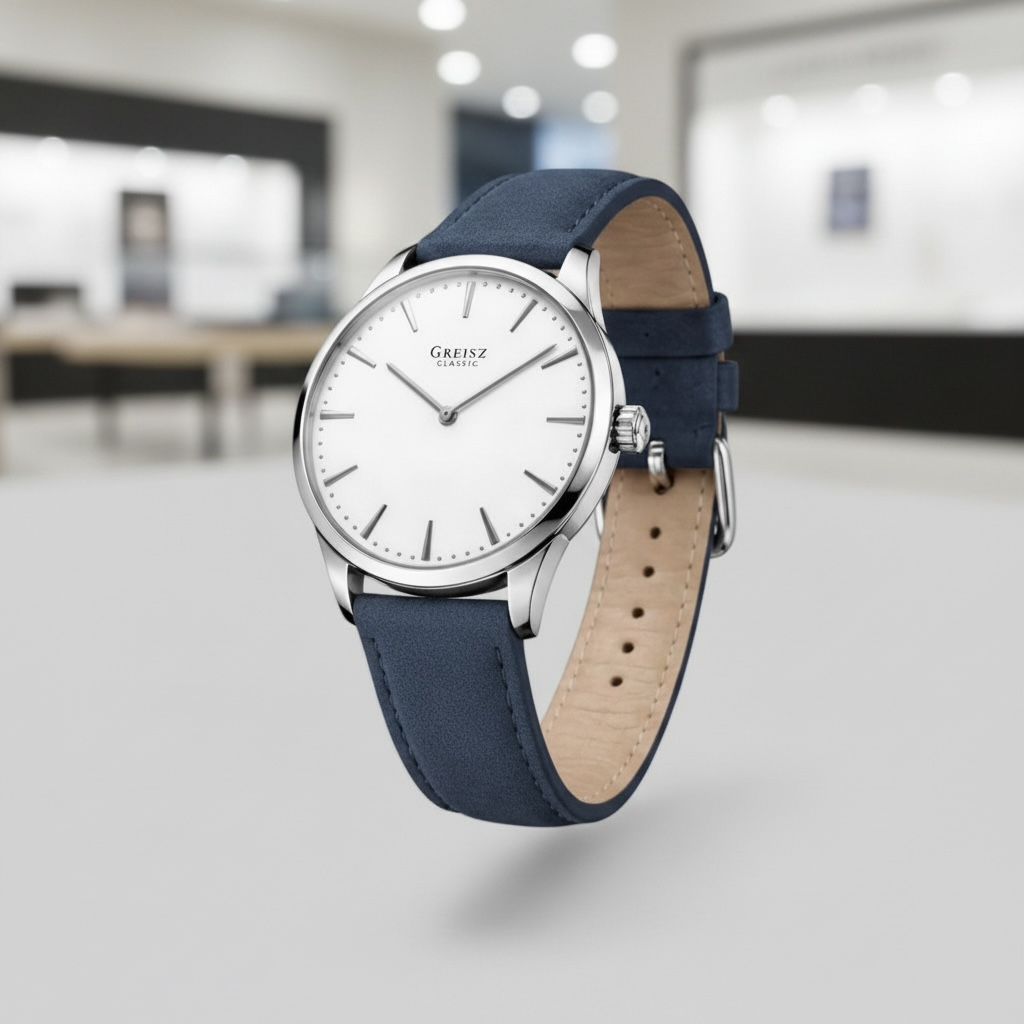 Läder | HIRSCH Osiris Nubuck [blå] Snabbkoppling