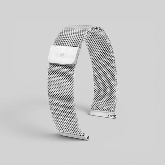 Hirsch Milanaise Mesh [silver] snabbkoppling